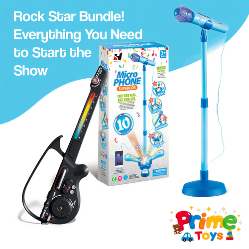 Complete Karaoke Mic Set with LED Stand