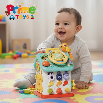 Montessori Busy House Toy for Fine Motor Skills