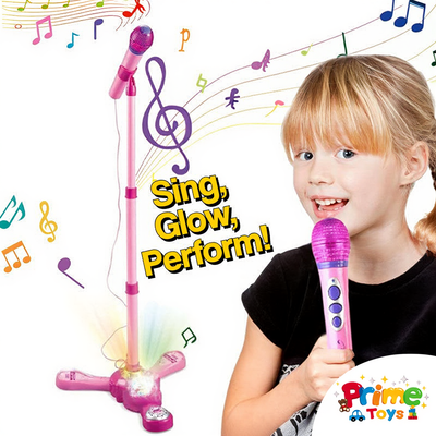 Complete Karaoke Mic Set with LED Stand