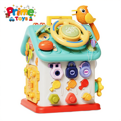 Montessori Busy House Toy for Fine Motor Skills